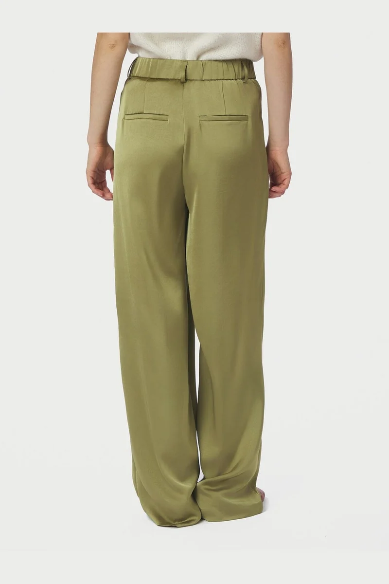 Neo Noir - Emmett Heavy Sateen Pants 164136 - 340 - Sage Green