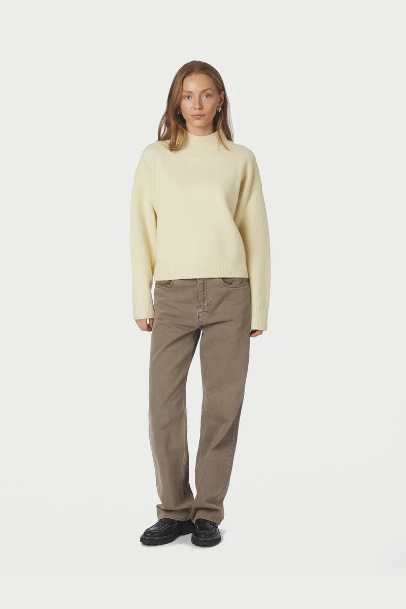 Neo Noir - Paulina Knit Blouse 159703 - 416 - Butter Yellow