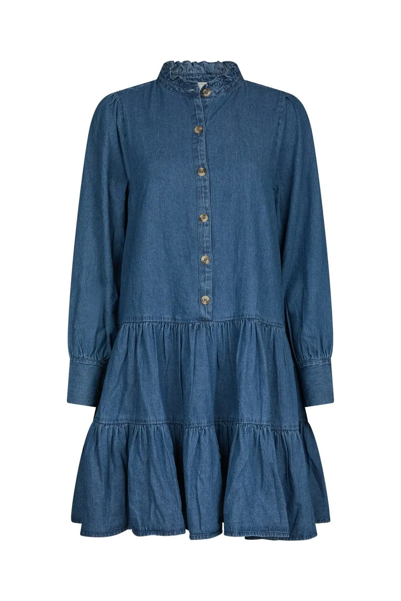 Neo Noir - Latifana Denim Dress 166987 - 140 - Blue