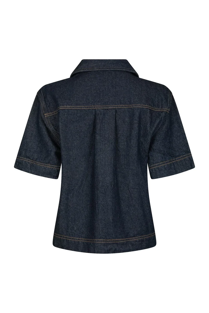 Neo Noir - Tiki Denim Shirt 164303 - 534 - Dark Blue