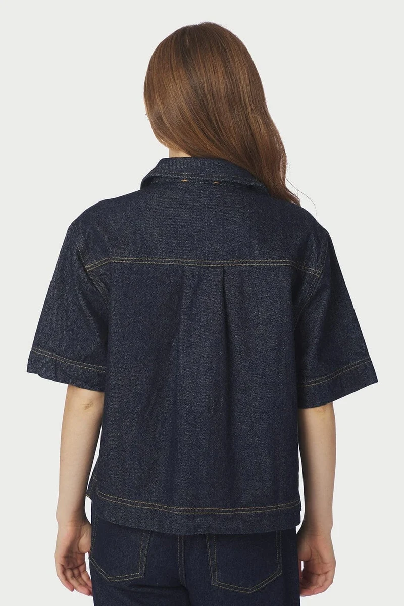Neo Noir - Tiki Denim Shirt 164303 - 534 - Dark Blue