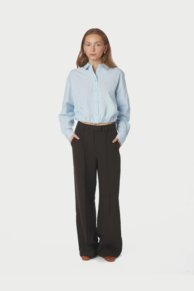 Neo Noir - Emmana C Poplin Shirt 167941 - 145 - Light Blue