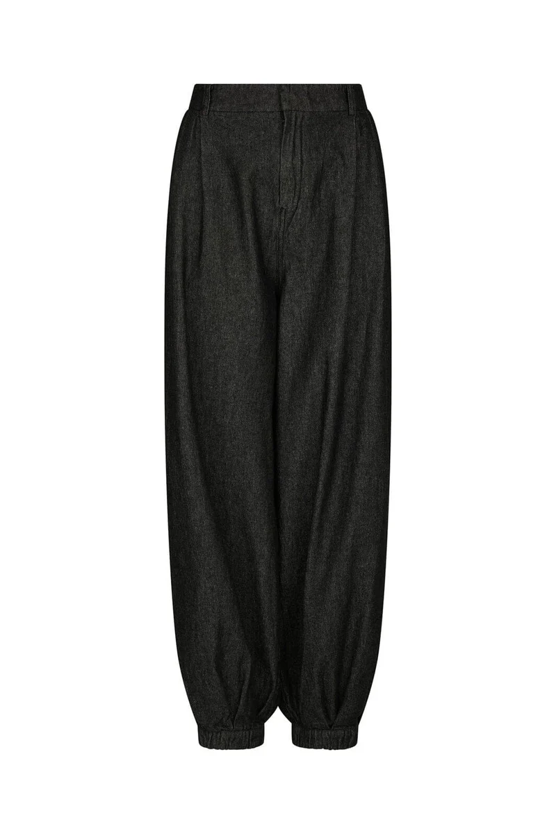 Neo Noir - Fayla Denim Balloon Pants 167399 - 100 - Black