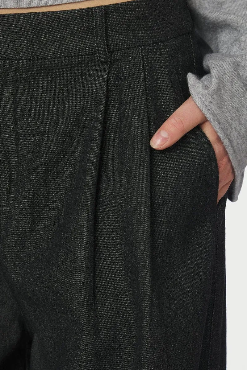 Neo Noir - Fayla Denim Balloon Pants 167399 - 100 - Black