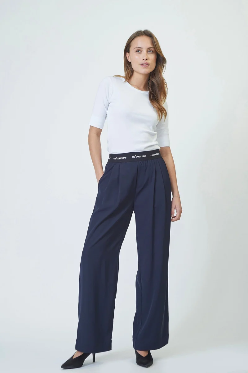 Co´Couture - Aminacc Logo Pant 31143 - 120 - Navy