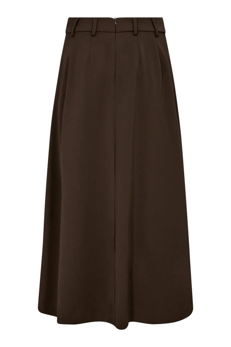 Co´Couture - Anyacc Pleat Skirt 34178 - 83 Mocca