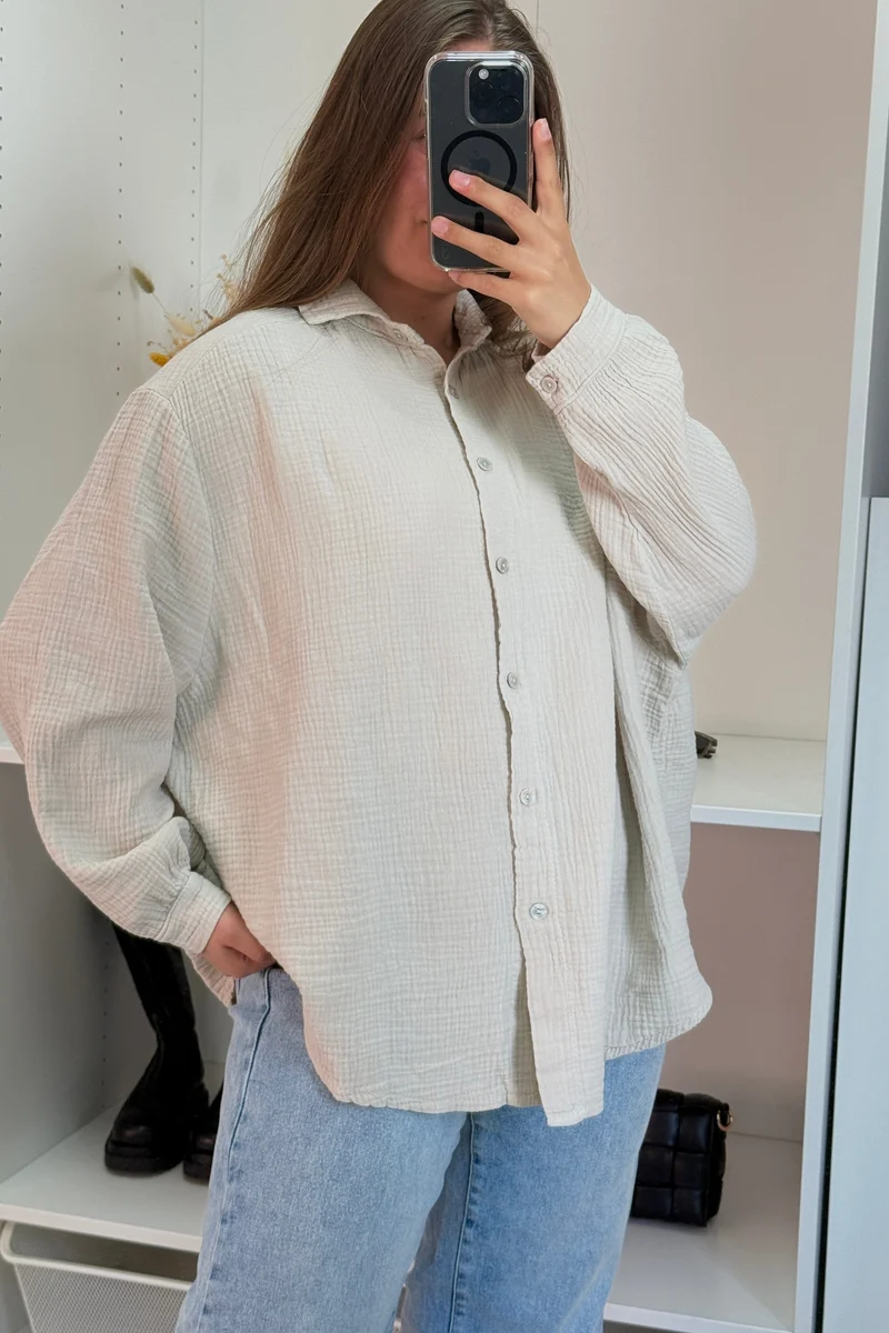 A-bee - Sonja Shirt - Ecru