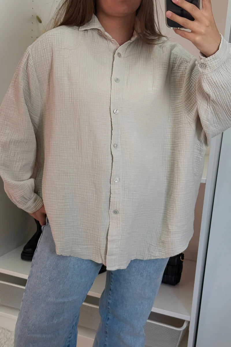 A-bee - Sonja Shirt - Ecru