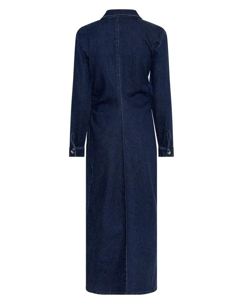 MSCH Copenhagen - Mschmow Shirt Dress 19504 - Dark Blue Wash