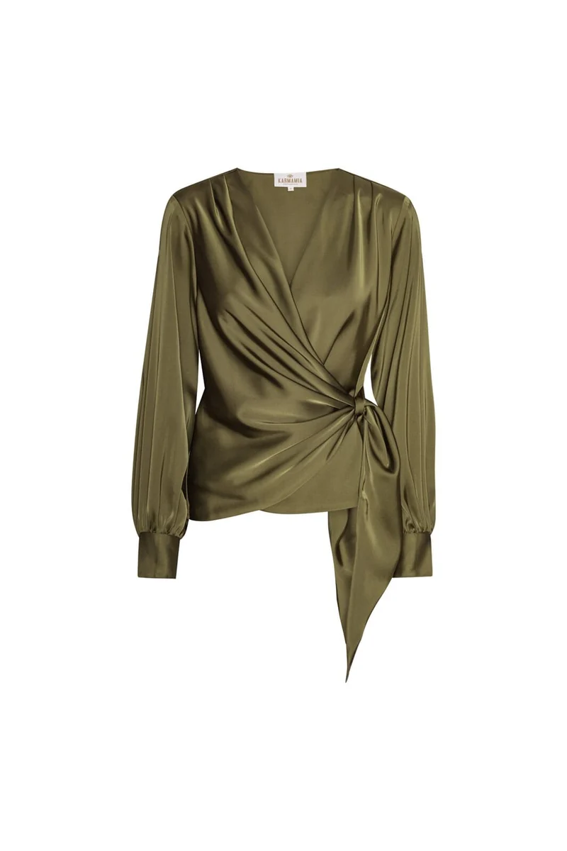 Karmamia - Ines Blouse - Semi Rich Olive