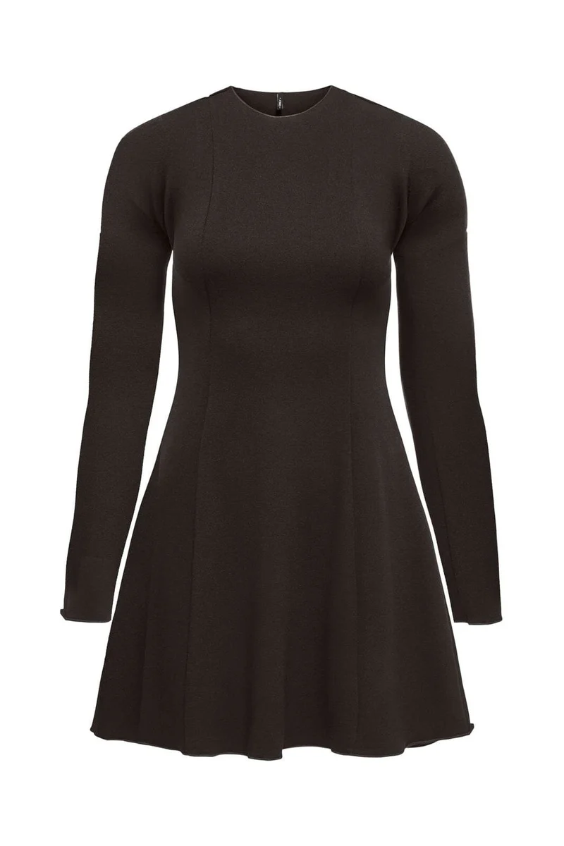 Only - Onlkenya L/S Dress - 4957219 Chocolate Torte