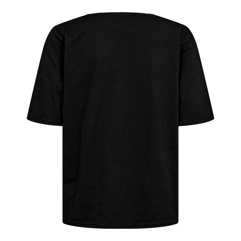 Liberte - Ulla-Ss-Vneck-Tshirt - Black