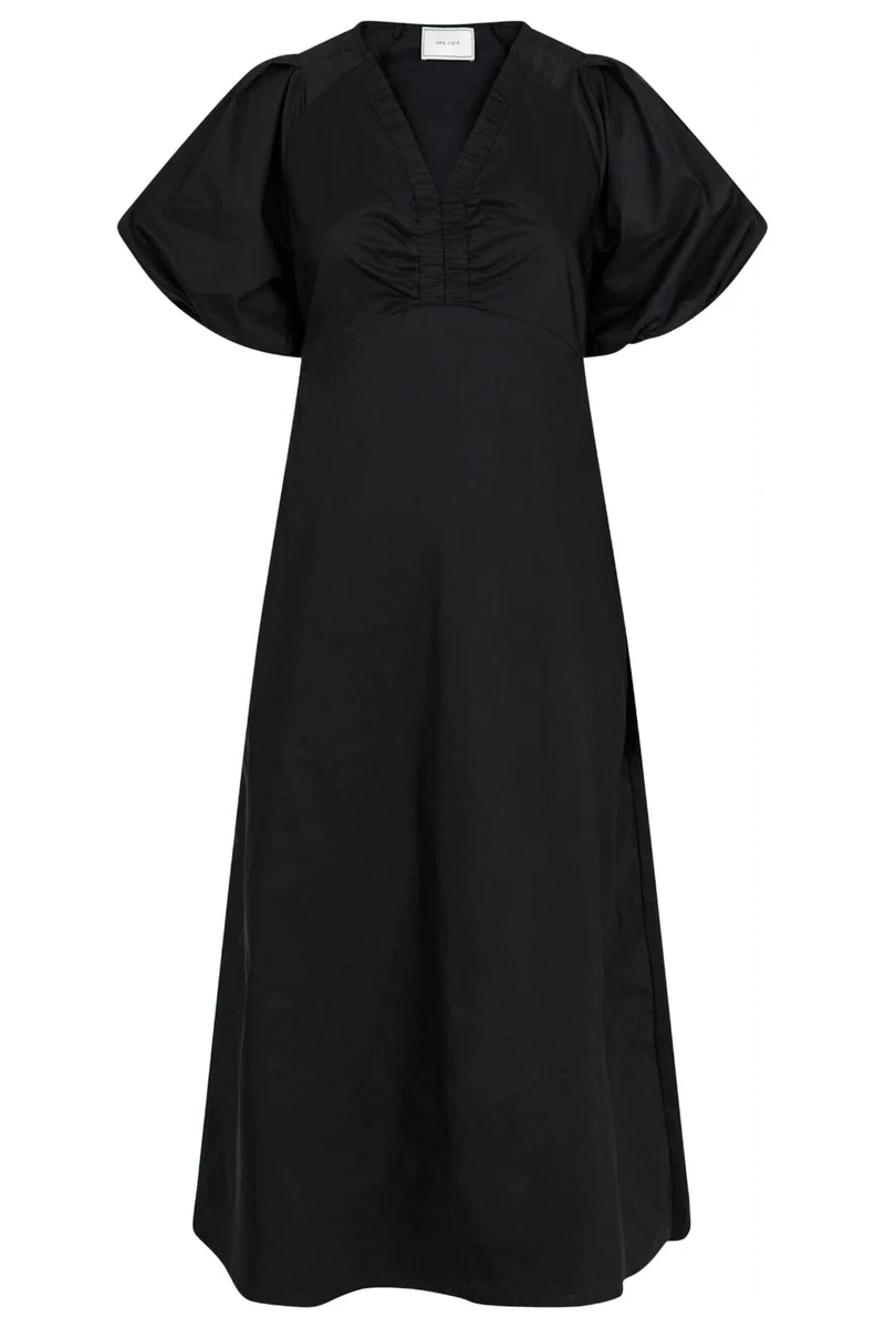 Neo Noir - Illana Poplin Dress - Black