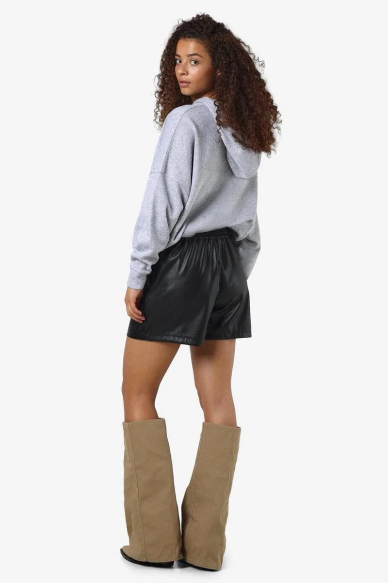 Noisy May - Nmandy Pu Shorts - 4416821 Black