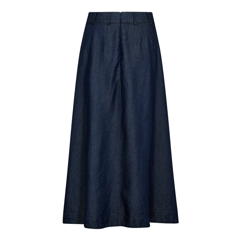 Co´Couture - Anyacc Denim Pleat Skirt 34181 - 575 - Navy Denim