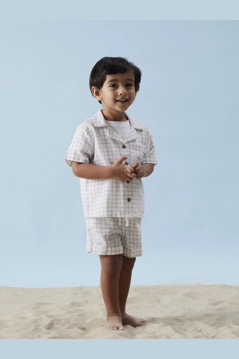 Name It - Nmmhalom Nreg Shorts Box - 4751439 Bright White
