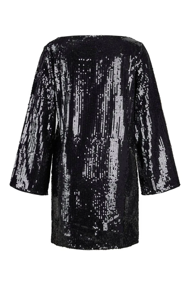 Jjxx - Jxizzy Sequin Ls Dress - 4885724 Black Sequin