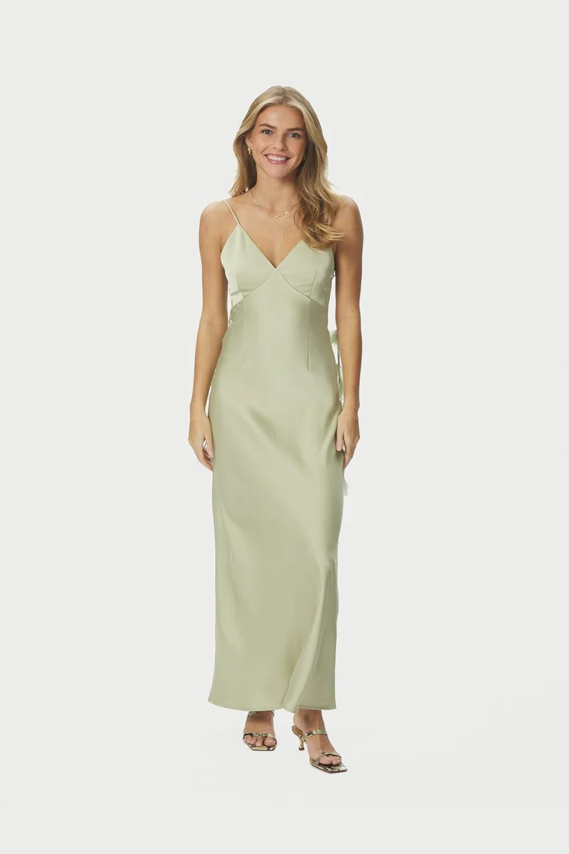 Neo Noir - Colly Heavy Sateen Dress 166978 - 431 - Mint Green