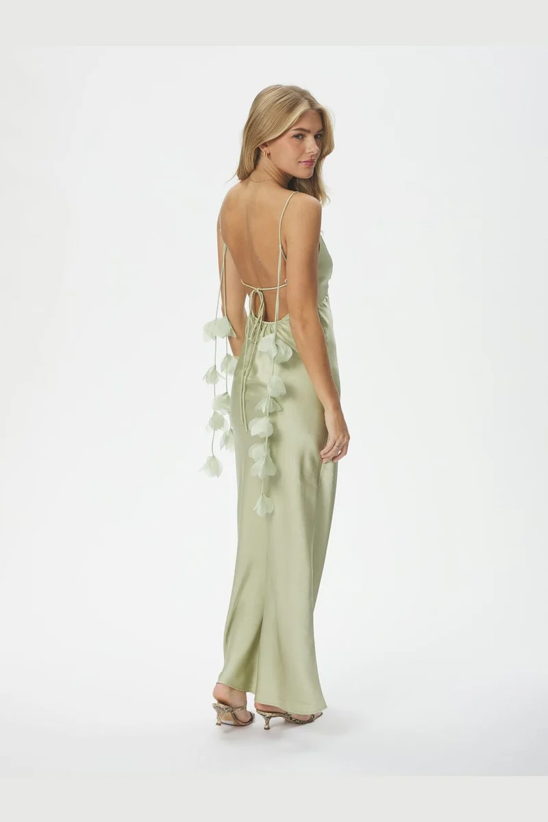 Neo Noir - Colly Heavy Sateen Dress 166978 - 431 - Mint Green