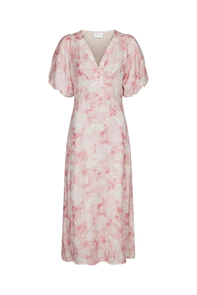 Neo Noir - Illana Floral Fusion Dress 168060 - 165 - Rose