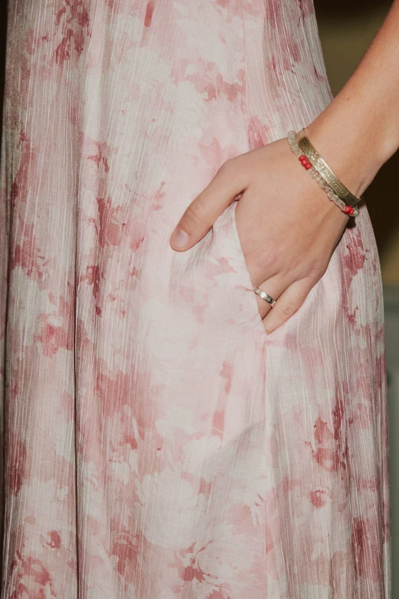 Neo Noir - Illana Floral Fusion Dress 168060 - 165 - Rose