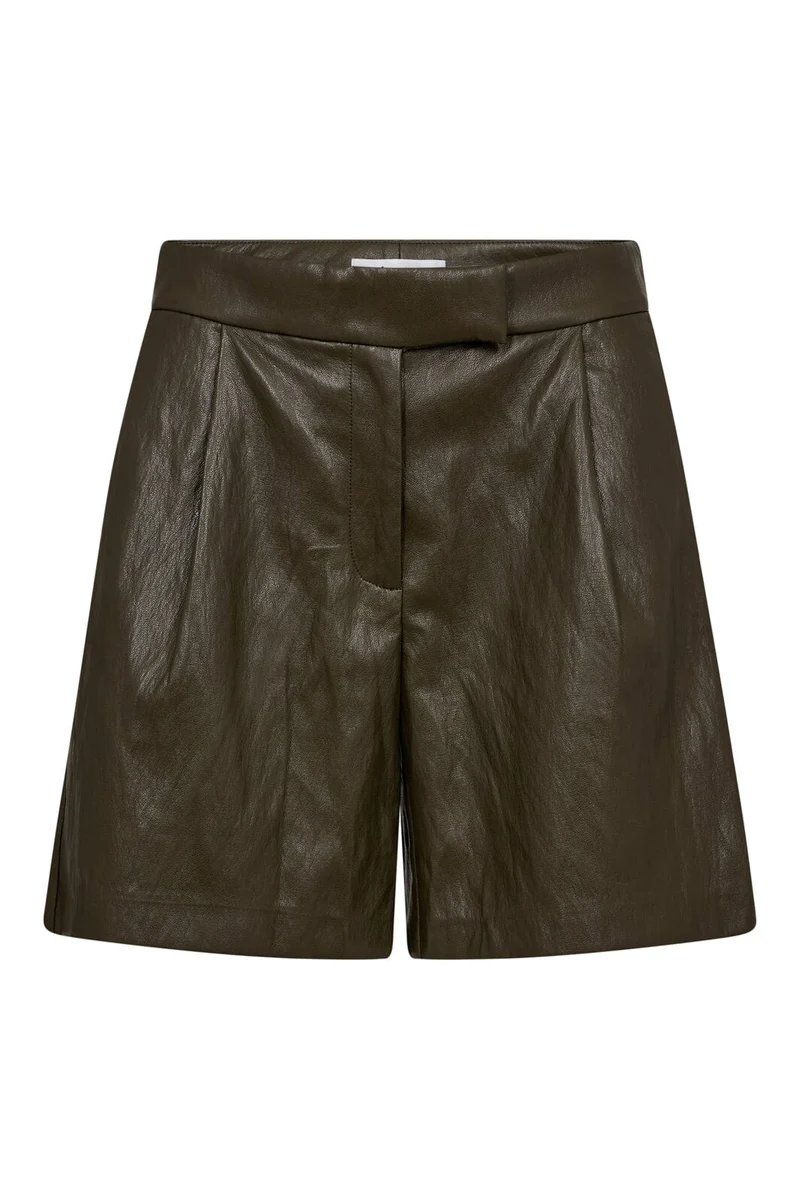 Co´Couture - Gittcc Pleat Shorts 41070 - 7555 - Army