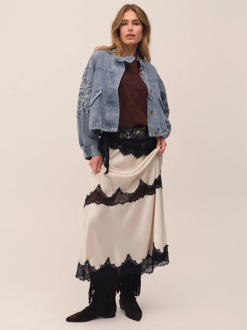 Gossia - Judiego Skirt G2879 - Creme