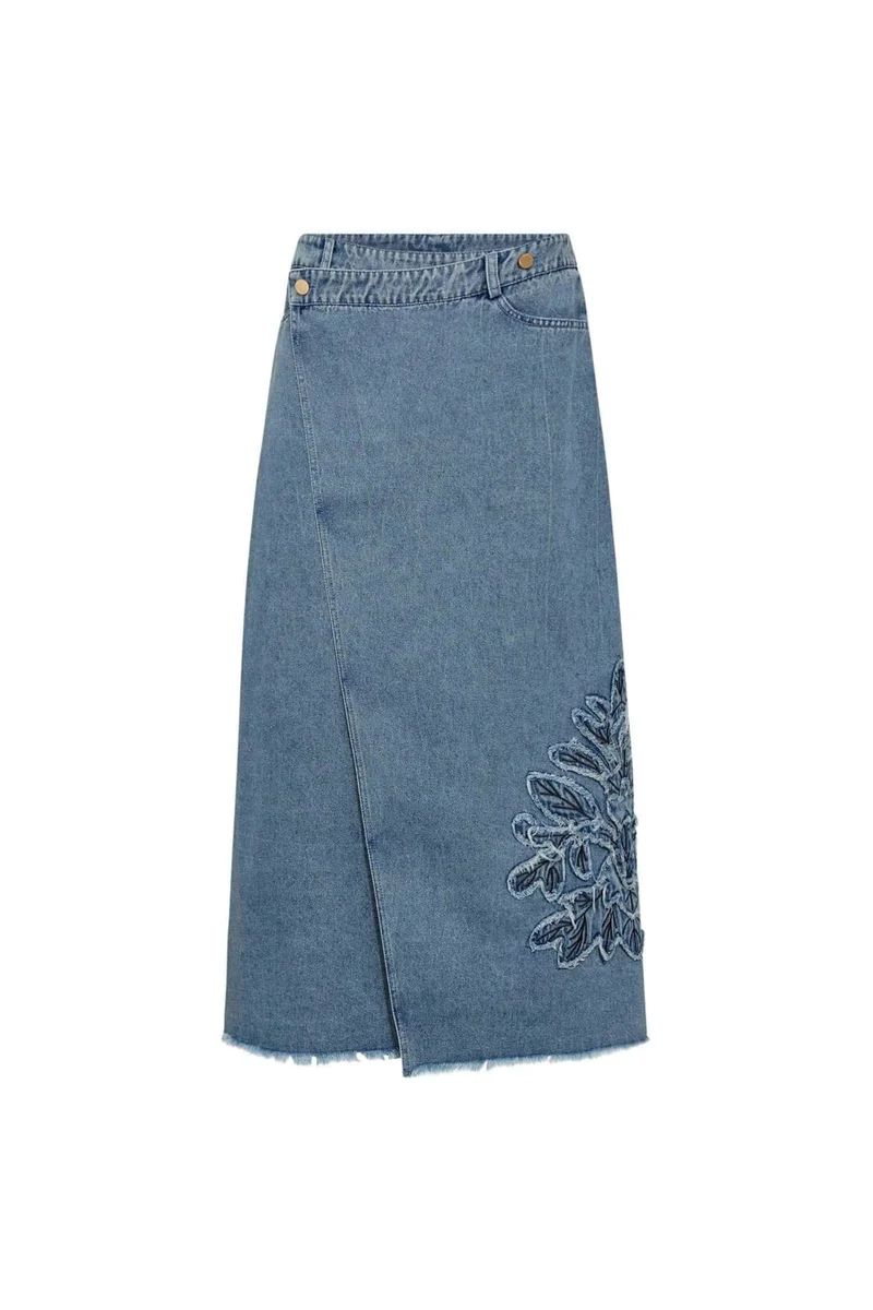 Gossia - Nukago Dia Skirt G2871 - Denim Blue