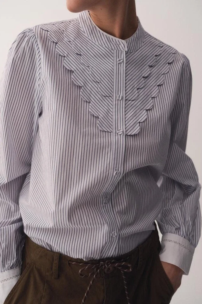 Gossia - Palomago Shirt G2626 - Blue Stripes