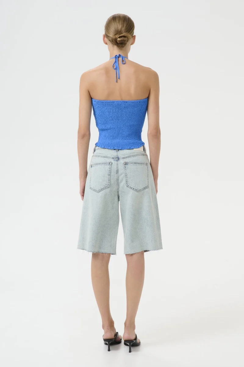 Gestuz - Gzasher Long Shorts 10910165 - 107575 - Mid Acid Wash