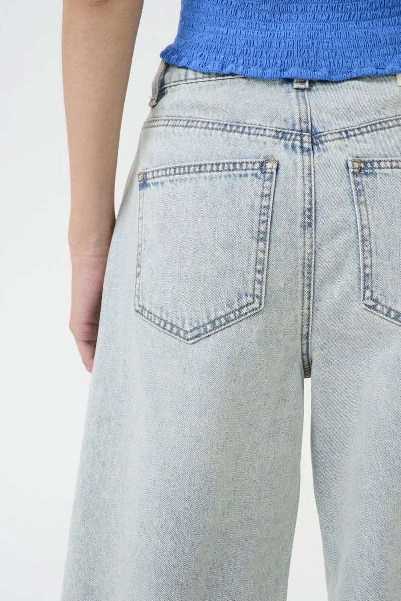 Gestuz - Gzasher Long Shorts 10910165 - 107575 - Mid Acid Wash