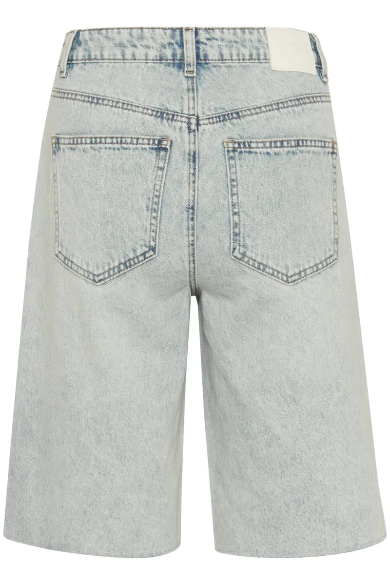 Gestuz - Gzasher Long Shorts 10910165 - 107575 - Mid Acid Wash