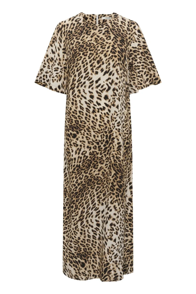 Gestuz - Gzgeopa P Dress 10910177 - 107683 - Leopard Butter Yellow