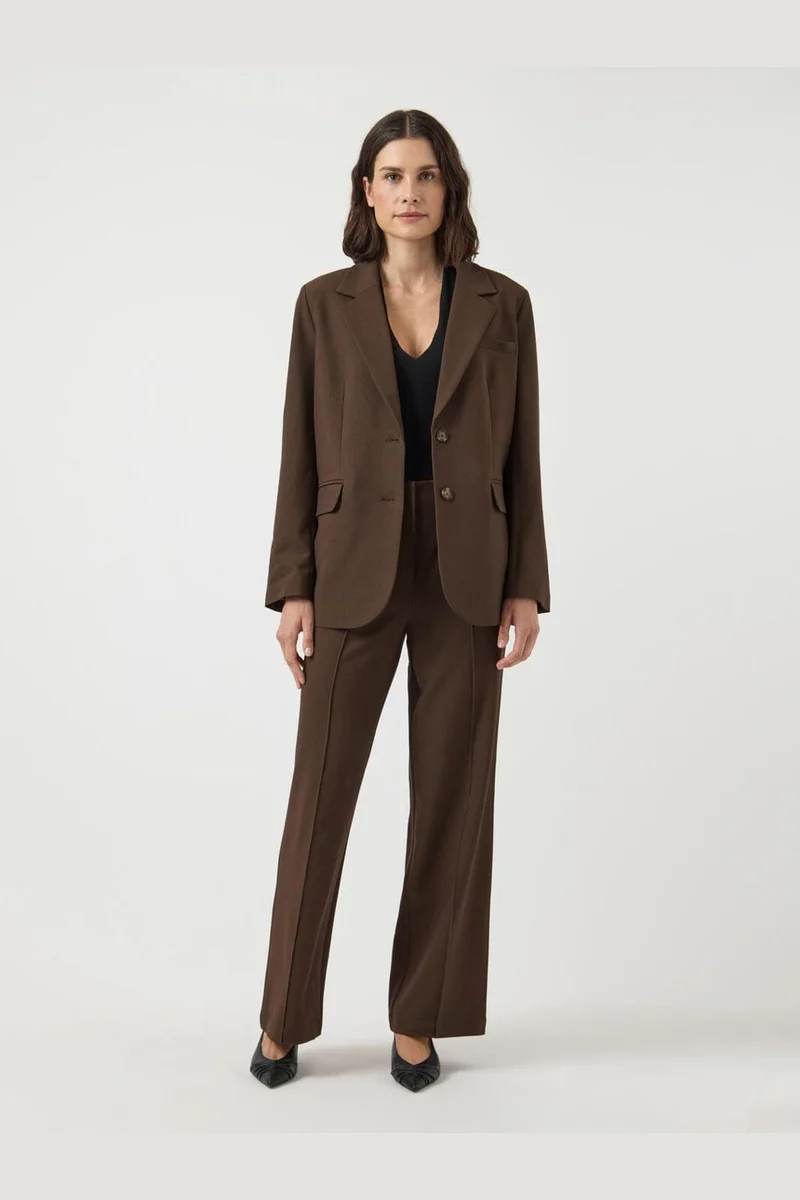 YAS - Yasreemaj Pant - 4961527 Chocolate Brown