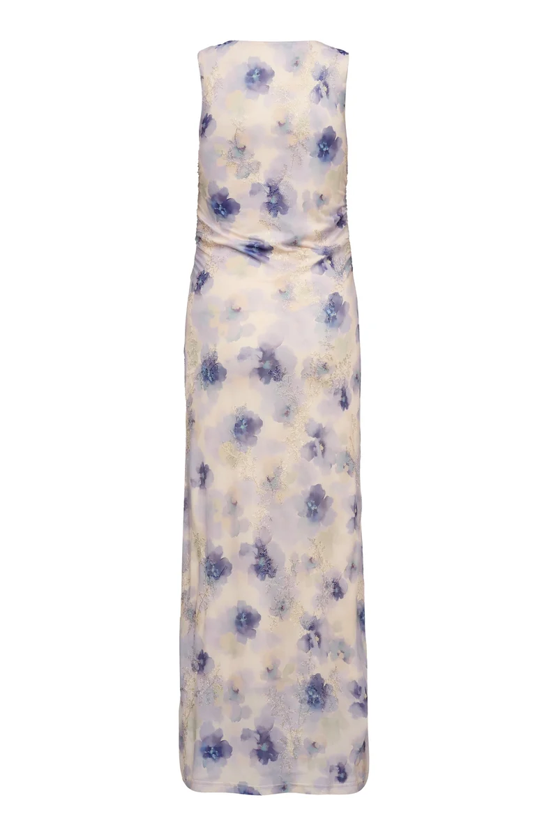 A-View - Belena Dress AV8051 - 129 - Purple/Yellow
