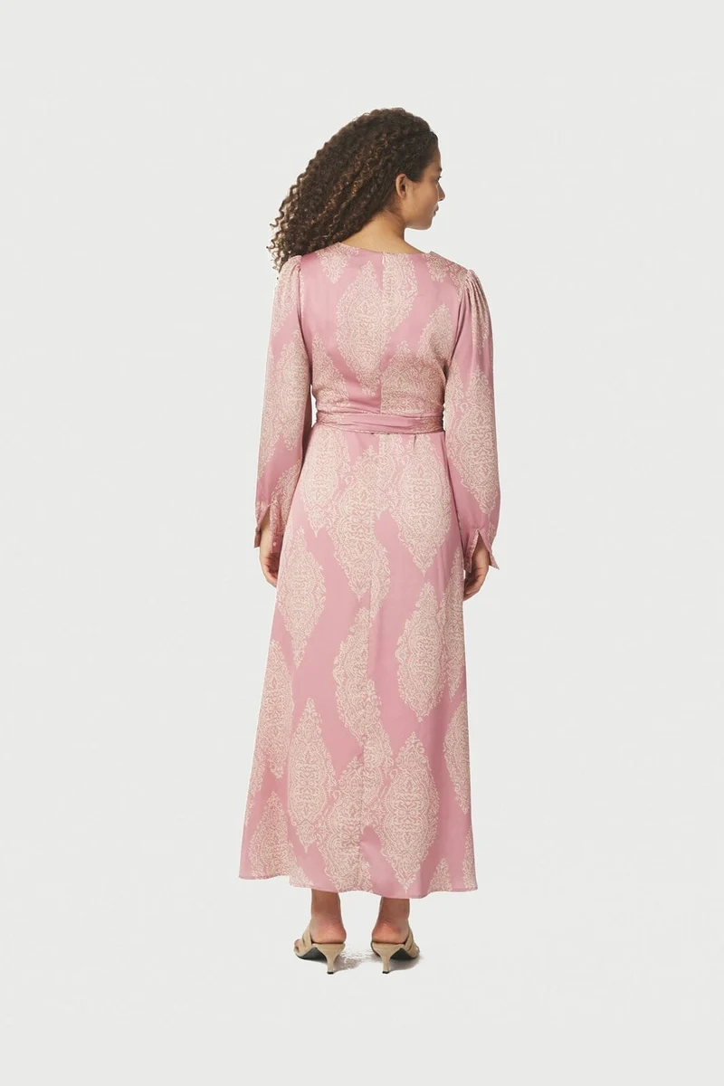 Neo Noir - Bretti Paisley Drop Dress 168466 - 823 - Evening Rose