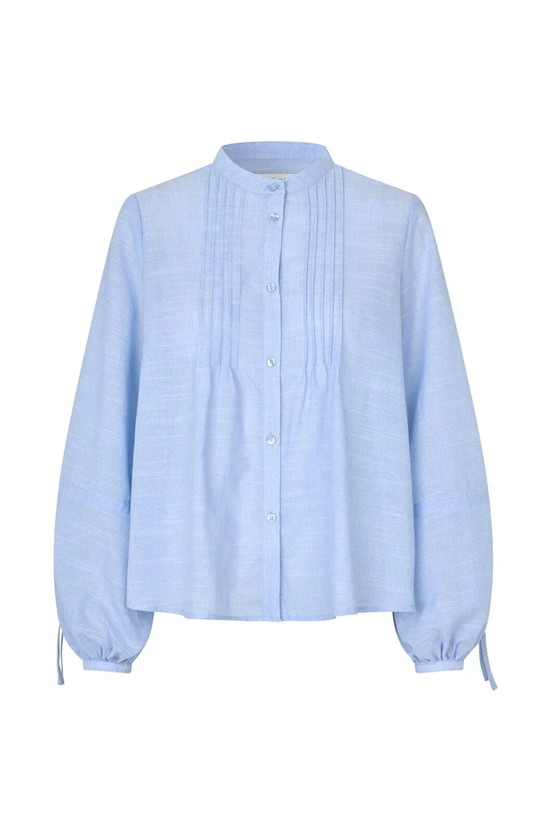 Lollys Laundry - Lannall Shirt Ls 26165-1085 - 22 - Light Blue