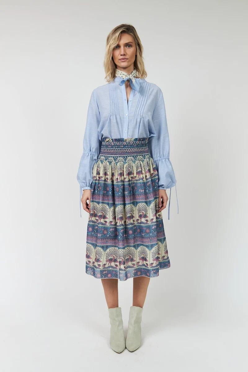 Lollys Laundry - Lannall Shirt Ls 26165-1085 - 22 - Light Blue