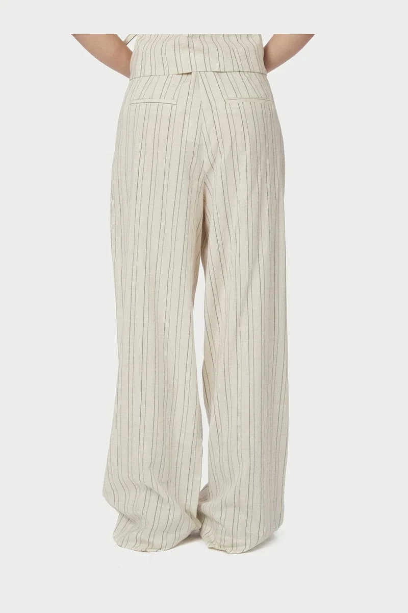Neo Noir - Malba Stripe Pants 167887 - 815 - Natural