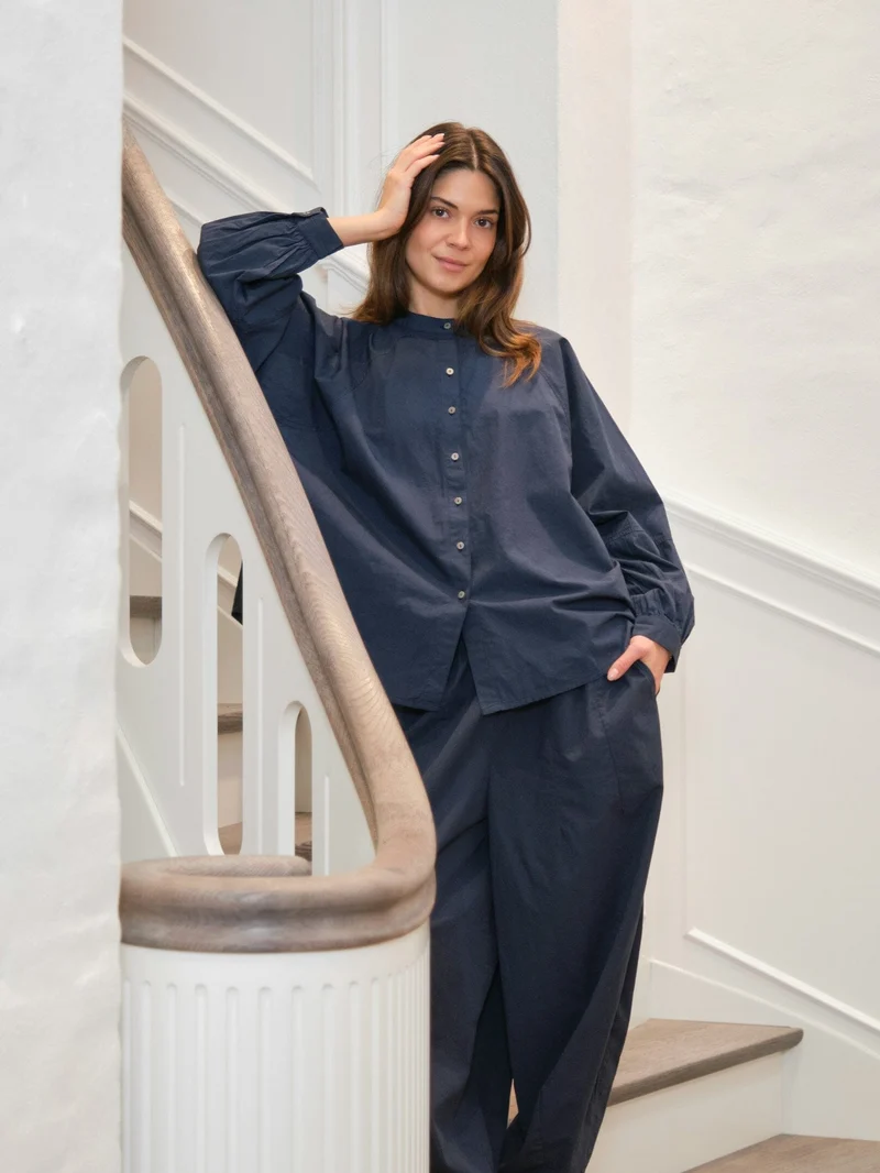 Neo Noir - Solane C Poplin Shirt 168066 - 141 - Navy