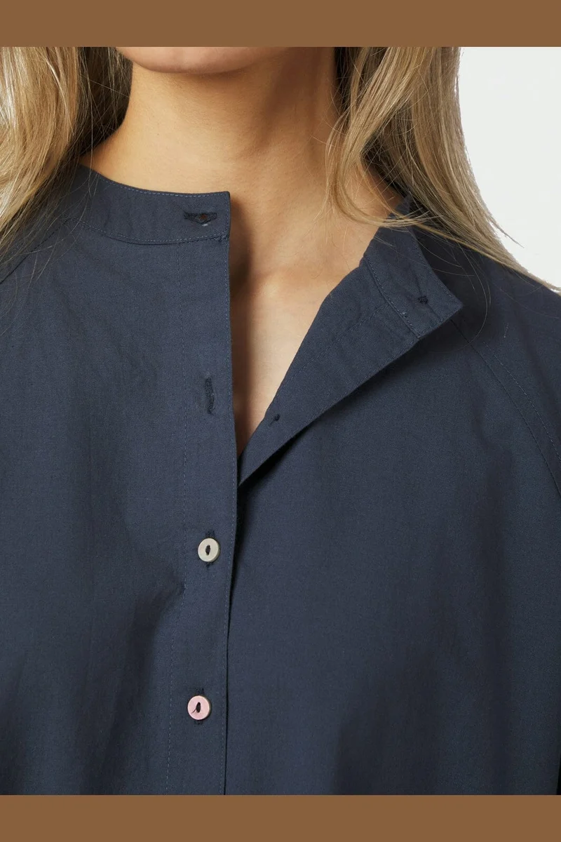 Neo Noir - Solane C Poplin Shirt 168066 - 141 - Navy