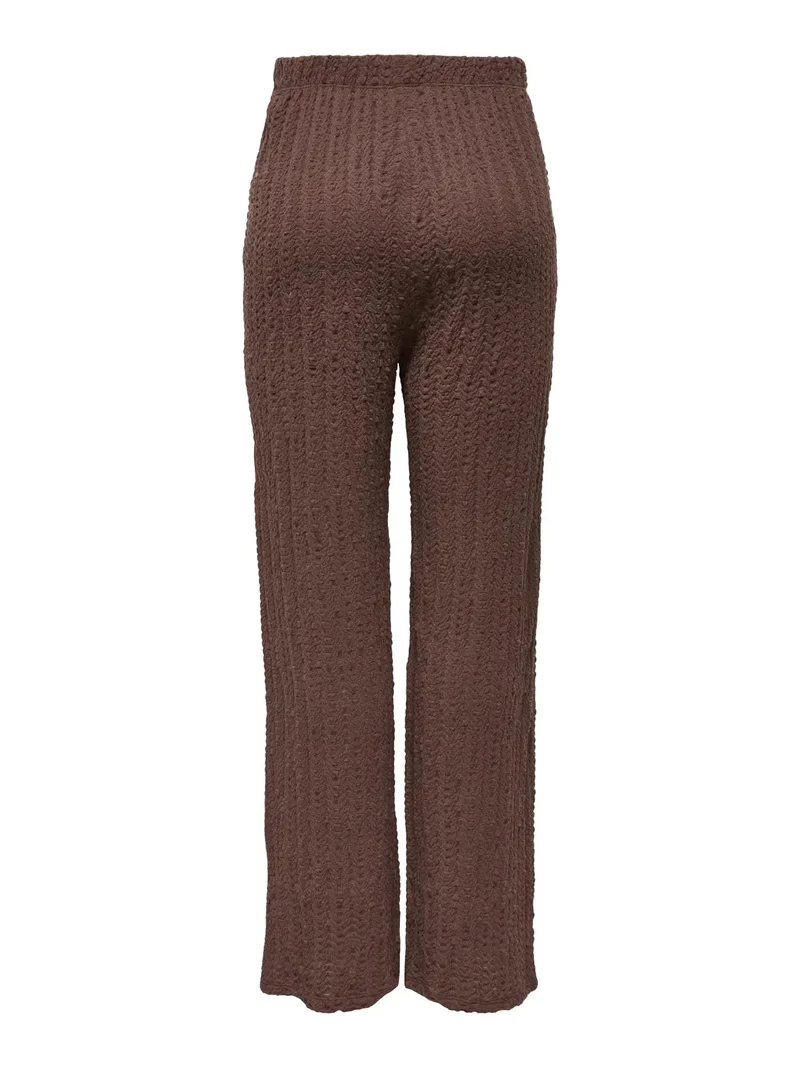 Only - Onlella Wide Pant - 4952854 Chocolate Martini