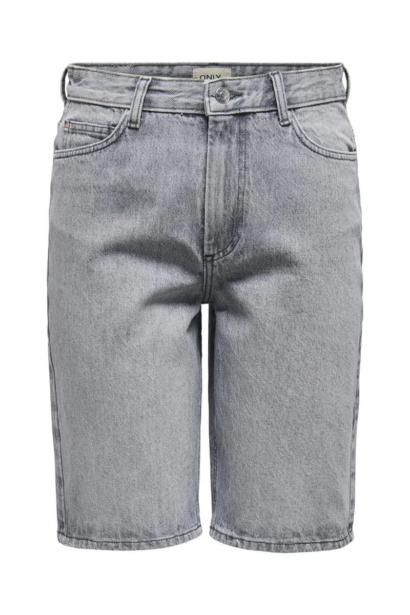 Only - Onlsonny Wide Shorts 15256709 - 4731040 - Light Grey Denim
