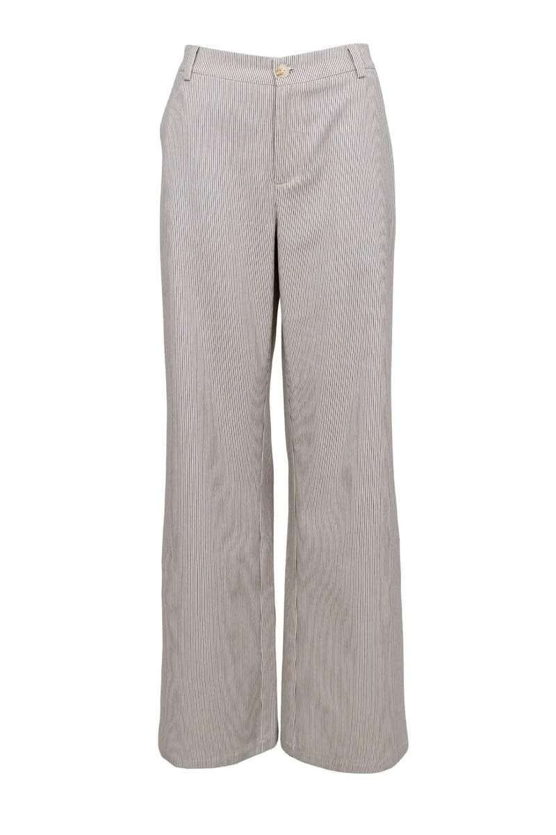 Black Colour - Bclolly Pant 40820 - White Black