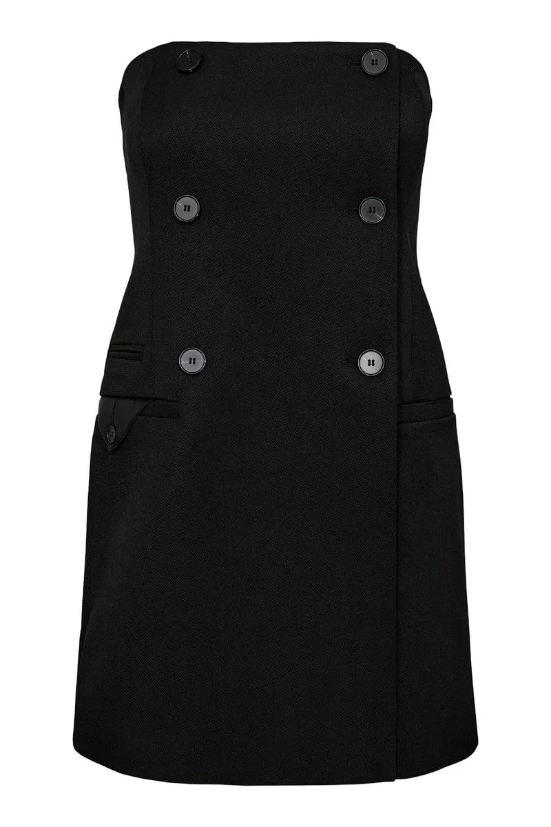 Haute L'Amitié - Premiere Corsage Mini Dress HL10367 - Black