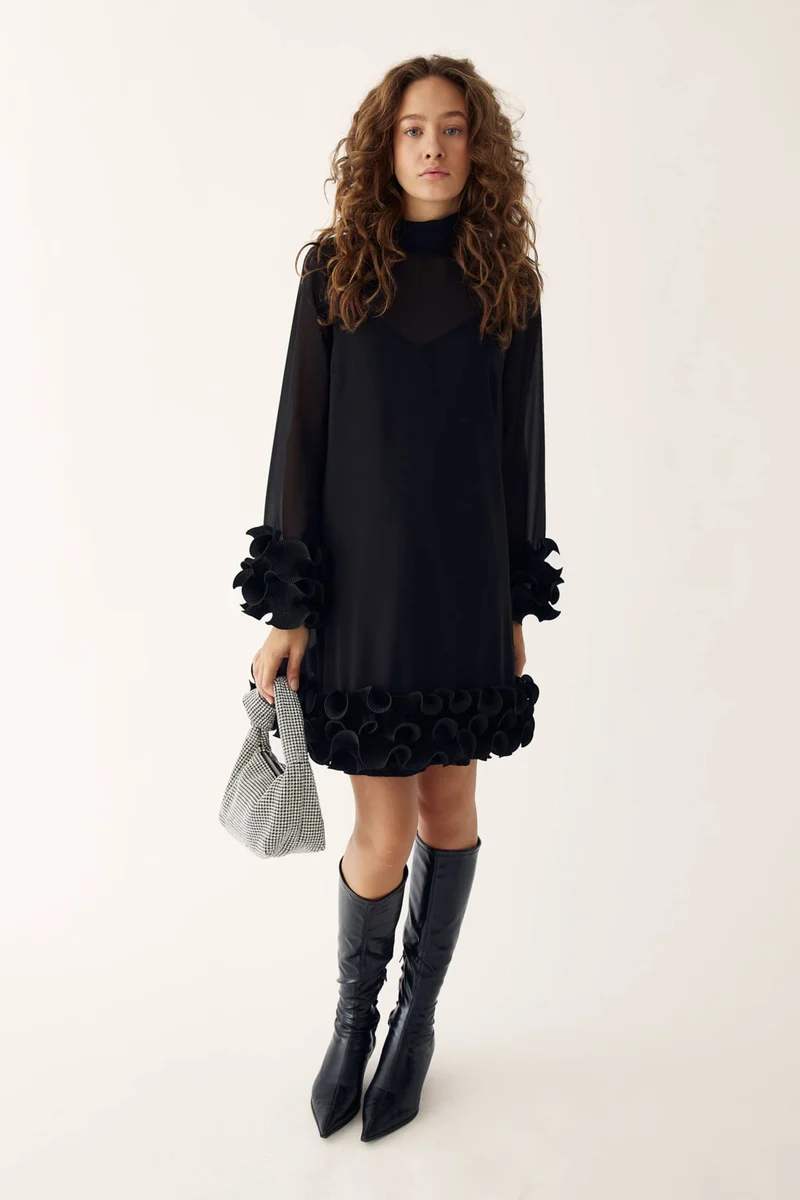 Noella - Latania Dress 14510001 - 004 - Black