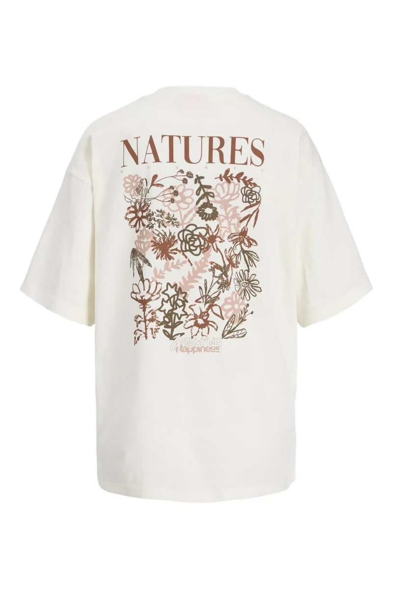 Jjxx - Jxmillow Loose Ss Tee Sp625 - 4872130 Vanilla Ice Natures