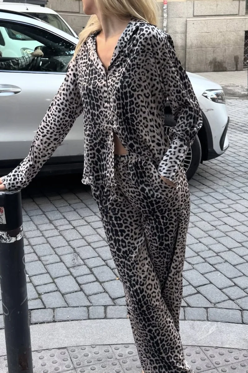 Karmamia - Lou Pants 2122 - Nude Leopard
