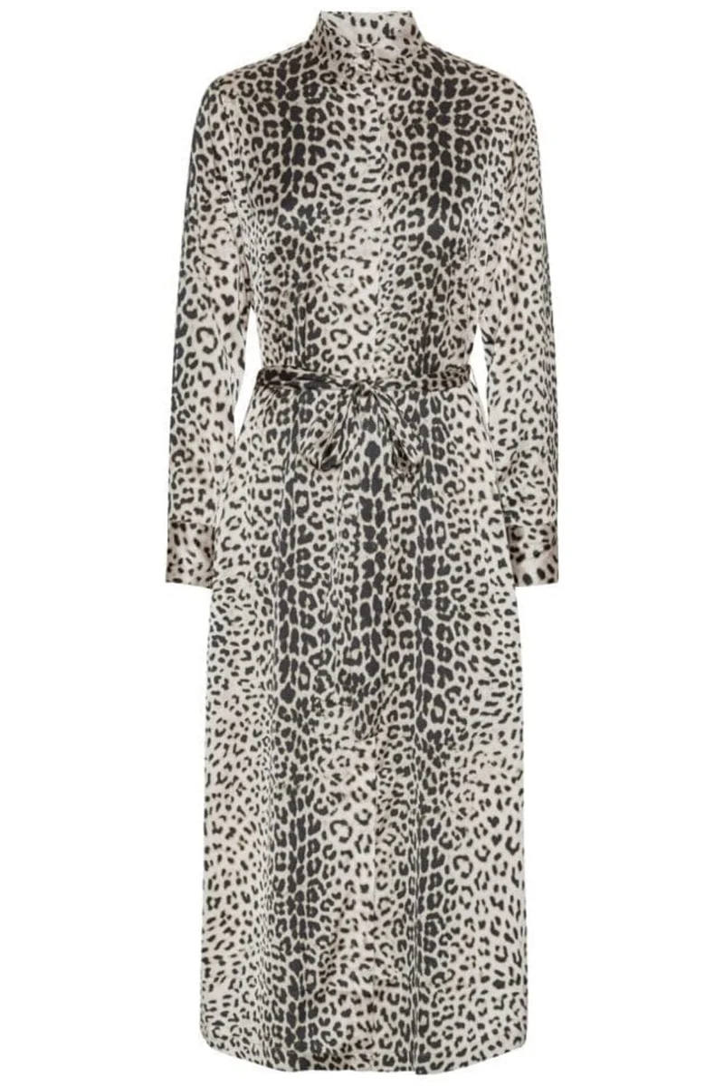Karmamia - Jean Dress 2123 - Nude Leopard