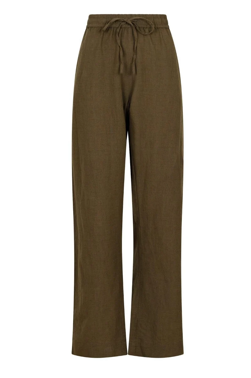 Neo Noir - Sonar Linen Pants - Army